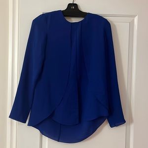 Cos layered shirt. Blue. Size 4.